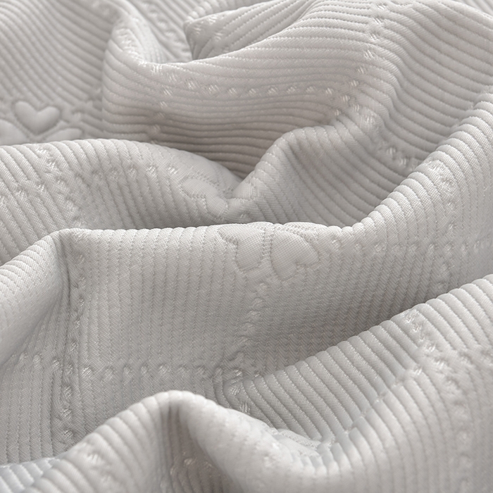 91家纺网 家纺一手货源 找家纺 畅畅家纺 2026春夏新款聚乙烯中分子凉感冰感凉豆豆凉席席子床裙三件套幸运草 幸运草-灰