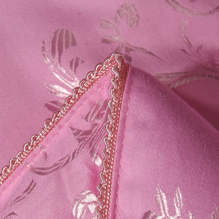 91家纺网 家纺一手货源 找家纺 禹祥家纺 2025新款全棉金提花手工蚕丝被夏被春秋被宿舍冬被子母被拉链款被芯夏季空调被 粉色