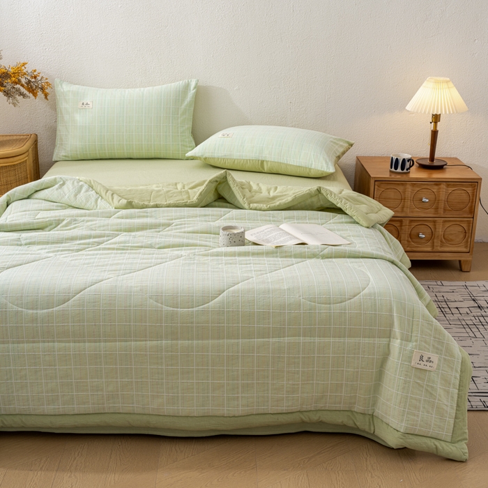 91家纺网 家纺一手货源 找家纺 （总）恋人优选 2026新款锦绣提花全棉夏被空调被