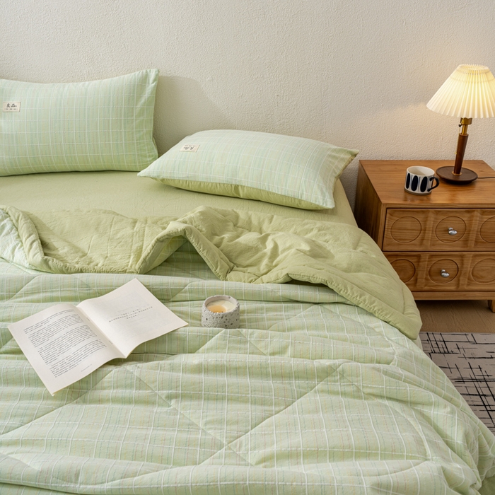 91家纺网 家纺一手货源 找家纺 （总）恋人优选 2026新款锦绣提花全棉夏被空调被