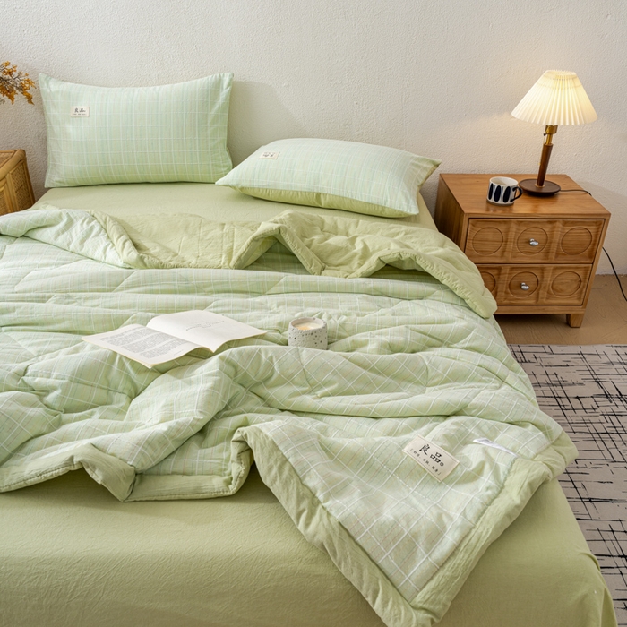 91家纺网 家纺一手货源 找家纺 （总）恋人优选 2026新款锦绣提花全棉夏被空调被