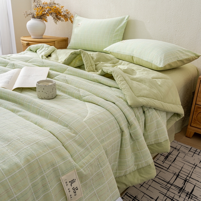 91家纺网 家纺一手货源 找家纺 （总）恋人优选 2026新款锦绣提花全棉夏被空调被