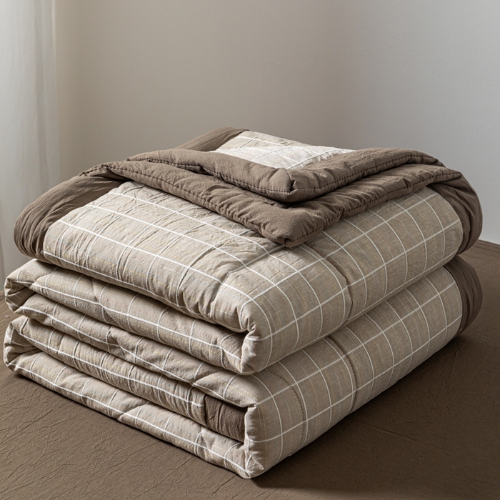 91家纺网 家纺一手货源 找家纺 （总）恋人优选 2026新款锦绣提花全棉夏被空调被