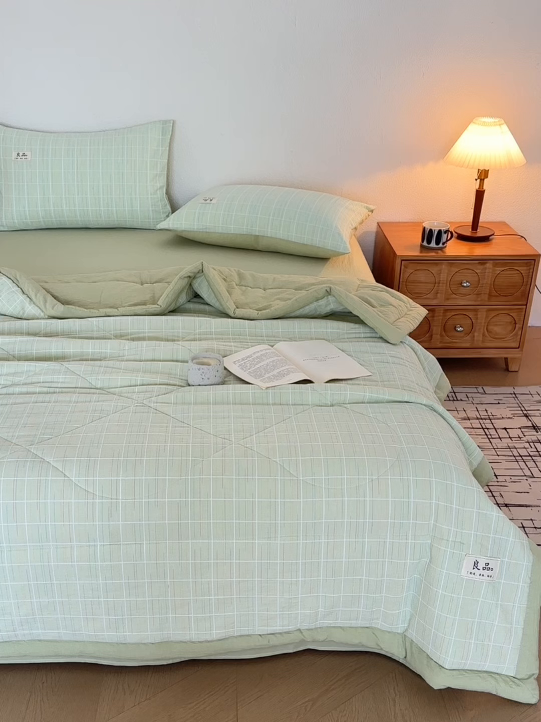 91家纺网 家纺一手货源 找家纺 （总）恋人优选 2026新款锦绣提花全棉夏被空调被