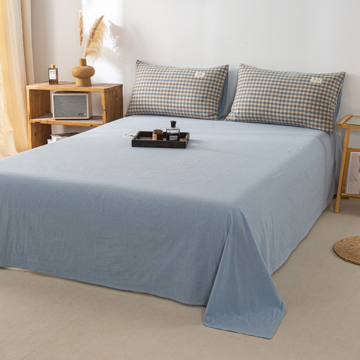 91家纺网 家纺一手货源 找家纺 恋人优选 2026新款格雅提花全棉夏被空调被 格雅-蓝