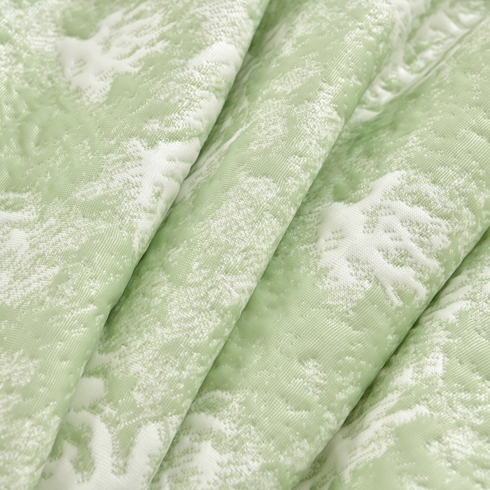 91家纺网 家纺一手货源 找家纺 畅畅家纺 2026春夏新款聚乙烯中分子双面提花高克重凉感冰感凉豆豆床裙三件套-经典玫瑰 经典玫瑰-绿