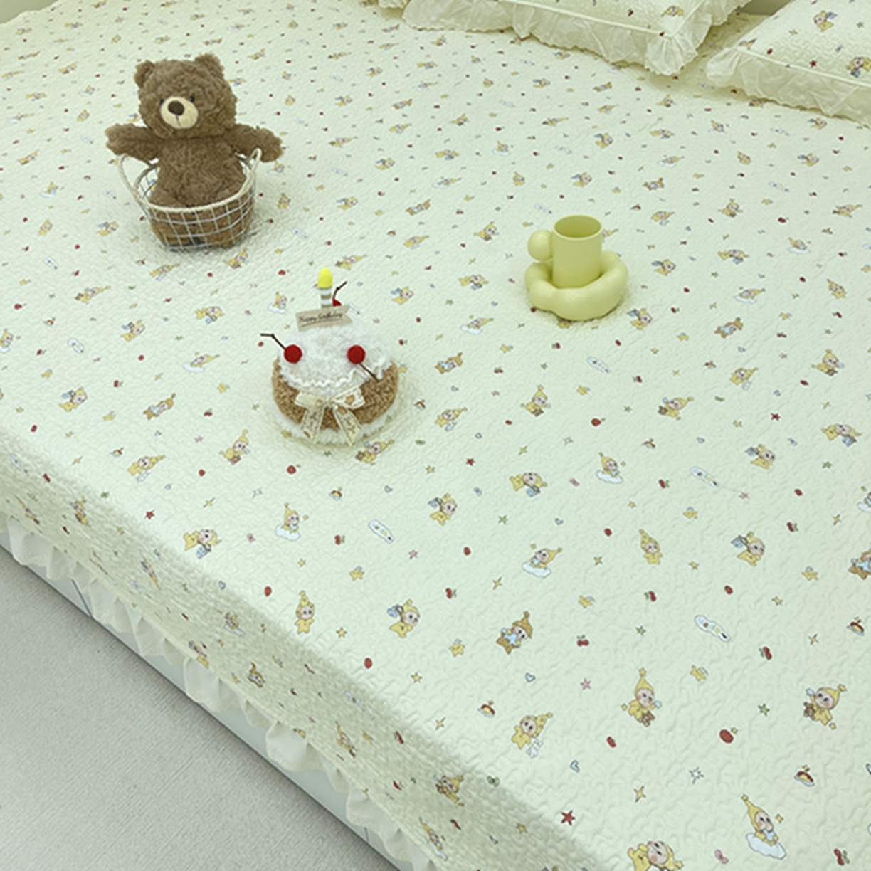 91家纺网 家纺一手货源 找家纺 （总）禧瑞谷 2026法式纯棉绗缝全棉榻榻米床盖防滑加厚纯棉床单夹棉三件套床盖纯棉东北农大炕盖