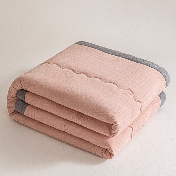 91家纺网 家纺一手货源 找家纺 （总）恋人优选 2026新款浮光全棉提花夏被空调被