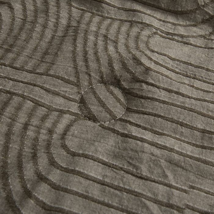 91家纺网 家纺一手货源 找家纺 恋人优选 2026新款浮光全棉提花夏被空调被 浮光咖