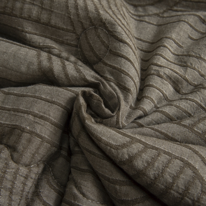 91家纺网 家纺一手货源 找家纺 恋人优选 2026新款浮光全棉提花夏被空调被 浮光咖