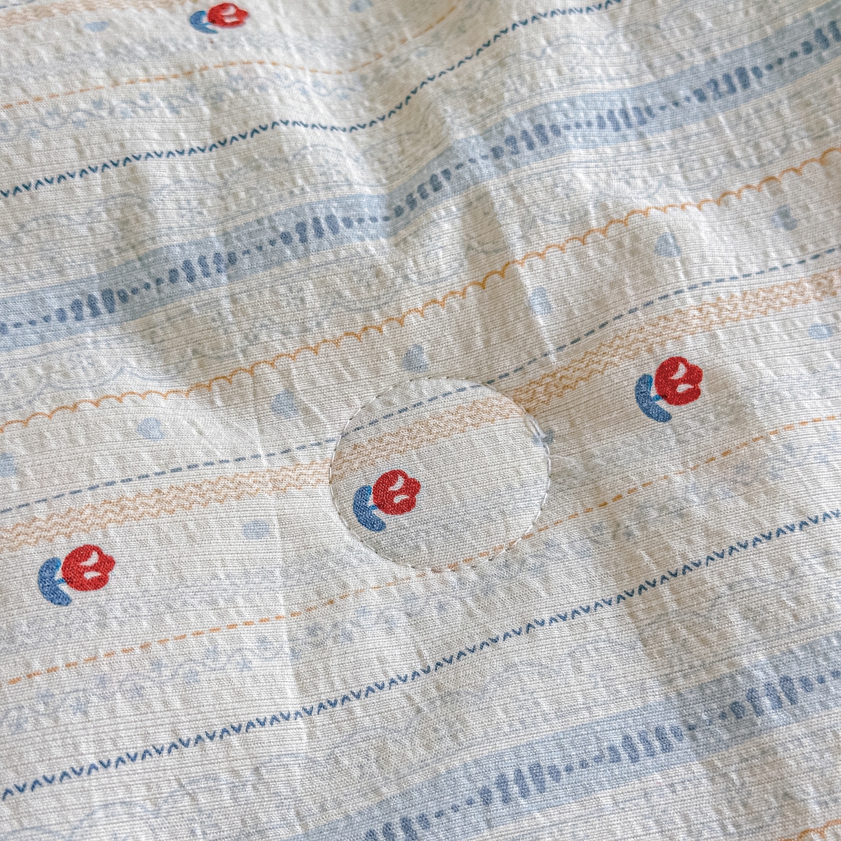 91家纺网 家纺一手货源 找家纺 秋泽家纺 2026新款A类云感双层纱大豆纤维夏凉被空调被小清新印花夏被 美好时光