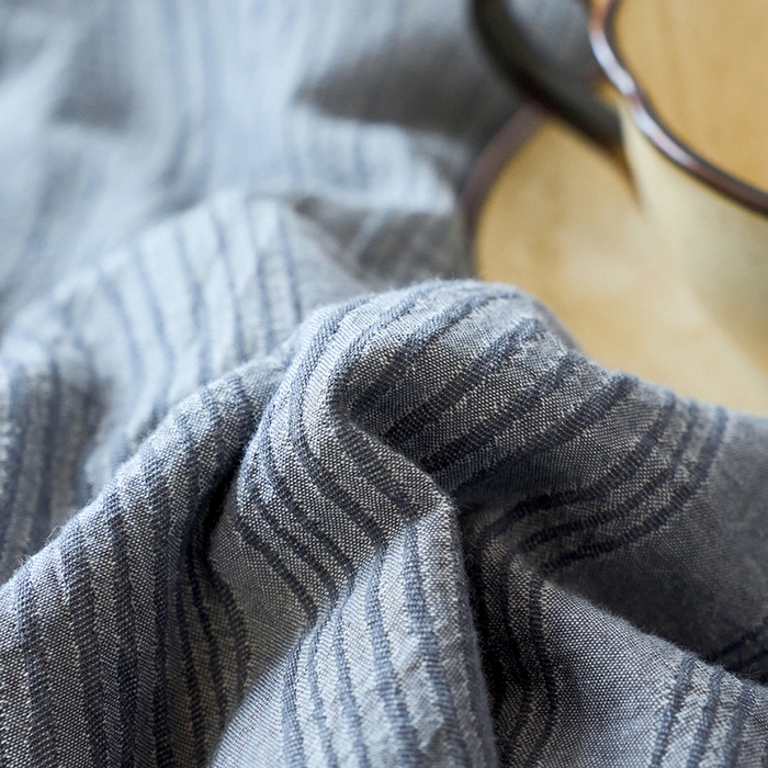 91家纺网 家纺一手货源 找家纺 恋人优选 2026新款A类全棉色织水洗棉提花夏被空调被 大波浪灰