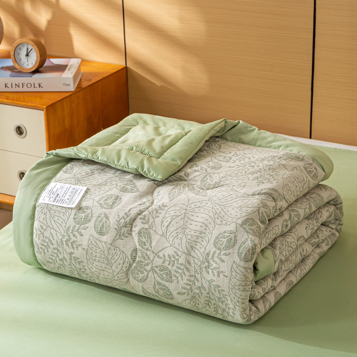 91家纺网 家纺一手货源 找家纺 （总）恋人优选 2026新款全棉三层提花夏被空调被