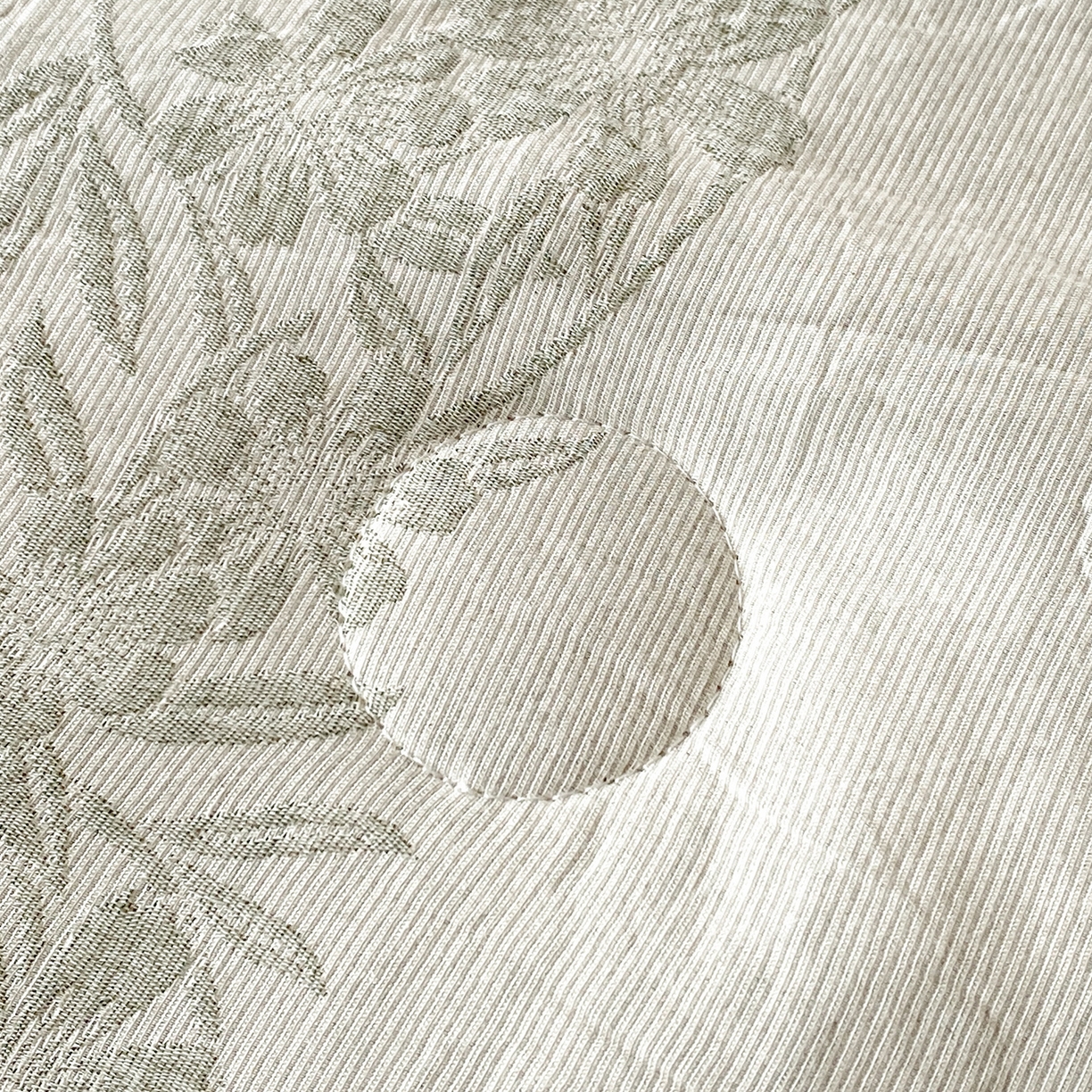 91家纺网 家纺一手货源 找家纺 恋人优选 2026新款全棉三层提花夏被空调被 花蔓吟-绿