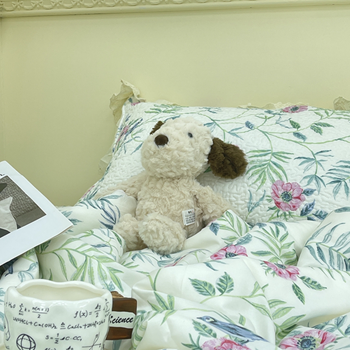 91家纺网 家纺一手货源 找家纺 禧瑞谷 2026法式纯棉绗缝全棉榻榻米床盖防滑加厚纯棉床单夹棉三件套床盖纯棉东北农大炕盖 林间花叙