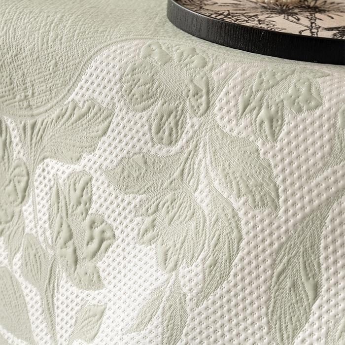 91家纺网 家纺一手货源 找家纺 红夫人 2026新款PE凉感豆豆提花凉席-忆江南 浅绿