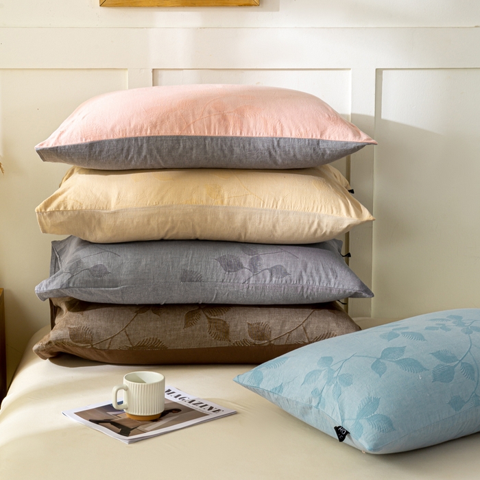 91家纺网 家纺一手货源 找家纺 恋人优选 2023新款A类纯棉水洗棉四件套被套(AB版) 莫妮兰+浅兰(AB版) 001