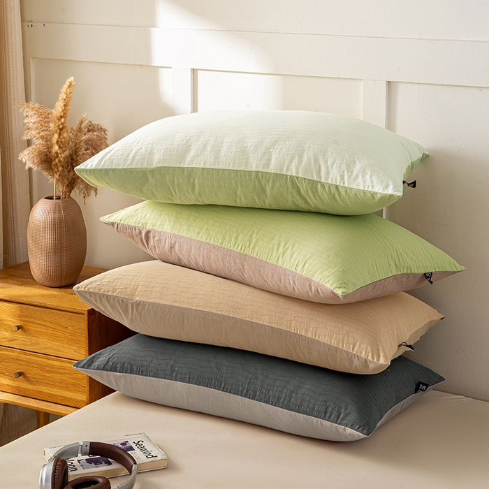 91家纺网 家纺一手货源 找家纺 恋人优选 2026新款全棉提花枕套 组合图仅供参考不可下单