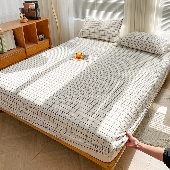 91家纺网 家纺一手货源 找家纺 （总）恋人优选 2026新款全棉纯棉水洗棉单床笠床笠单件