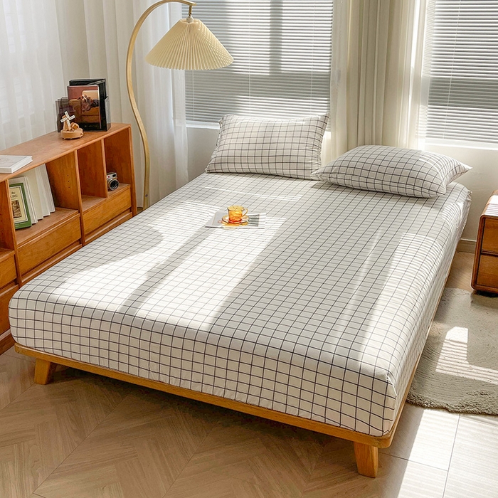 91家纺网 家纺一手货源 找家纺 （总）恋人优选 2026新款全棉纯棉水洗棉单床笠床笠单件