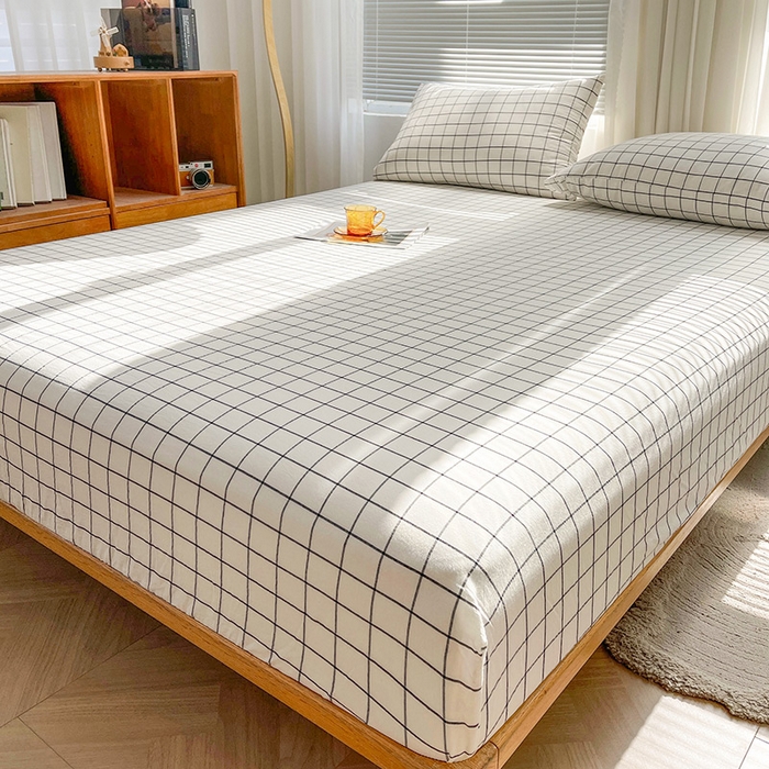 91家纺网 家纺一手货源 找家纺 （总）恋人优选 2026新款全棉纯棉水洗棉单床笠床笠单件