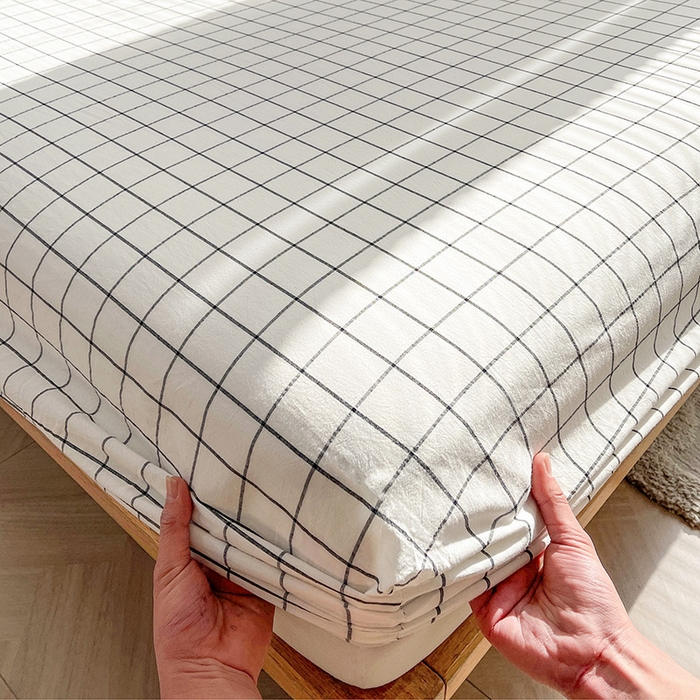 91家纺网 家纺一手货源 找家纺 （总）恋人优选 2026新款全棉纯棉水洗棉单床笠床笠单件