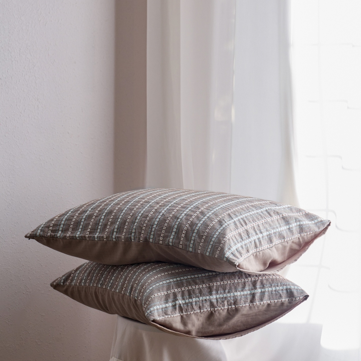 91家纺网 家纺一手货源 找家纺 安莱生活 2026春夏新款水洗棉全棉色织大提花春日絮语四件套 春日絮语系列（券后最低控价319） 春日絮语-灰咖