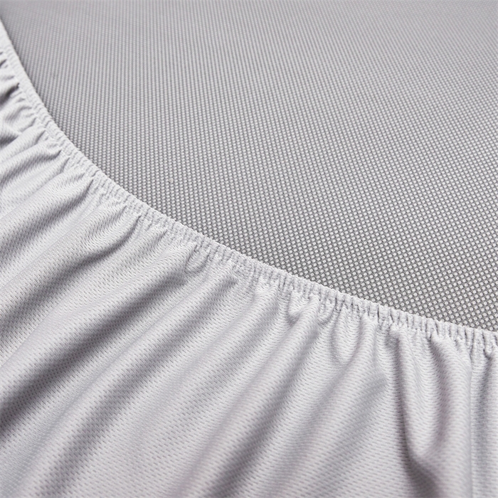 91家纺网 家纺一手货源 找家纺 雯豆家纺 2026春夏新款碳光冰丝床笠加厚三明治凉感床垫保护套夏季床罩凉席席子 千鸟格-床笠款-香槟金