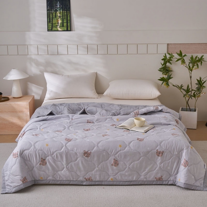 91家纺网 家纺一手货源 找家纺 （总）坦客毯业 2026春夏新款超声波夏被亲肤绒夏凉被芦荟棉夏季被子批发供货赠品礼品被便宜夏被