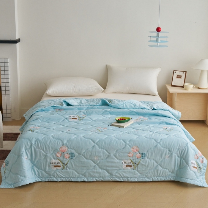 91家纺网 家纺一手货源 找家纺 （总）坦客毯业 2026春夏新款超声波夏被亲肤绒夏凉被芦荟棉夏季被子批发供货赠品礼品被便宜夏被