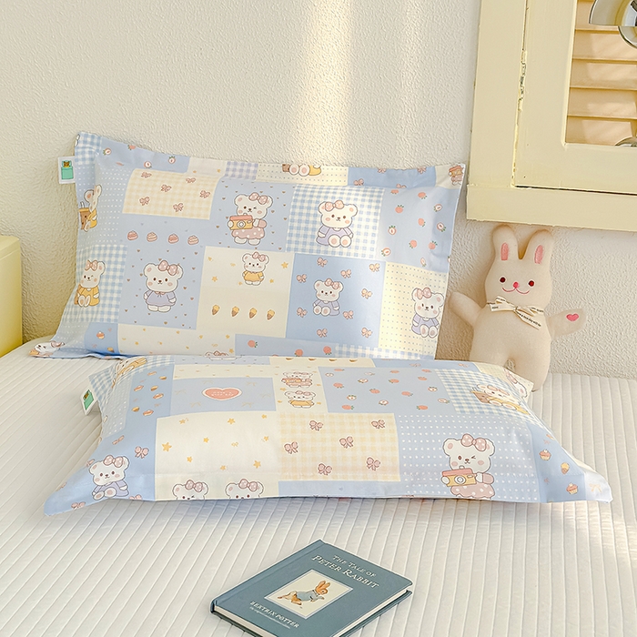 （总）良佐生活  2026年新款铂金全棉压线枕套