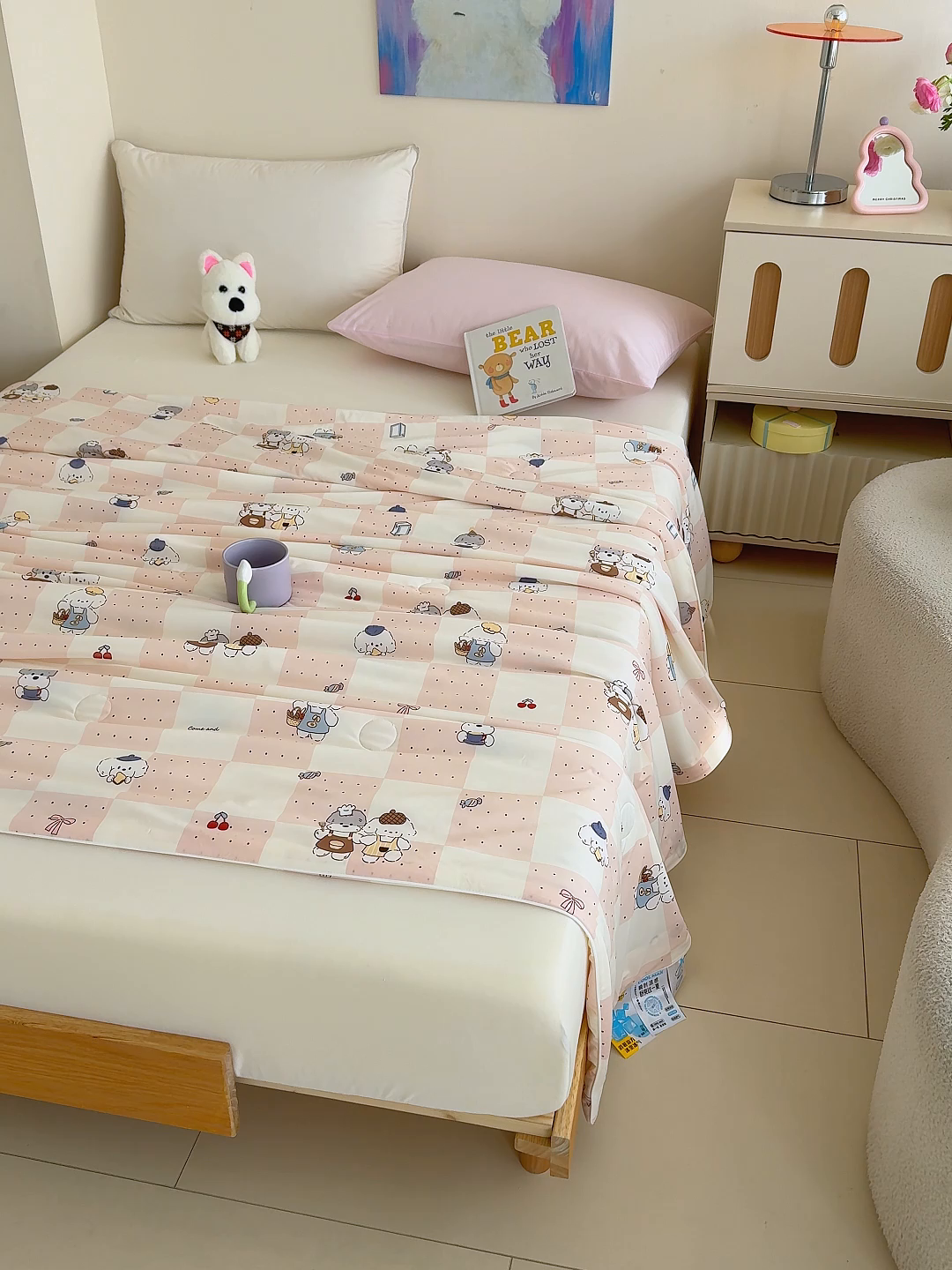 91家纺网 家纺一手货源 找家纺 （总）芯恋家居 2026年新款小冰川凉感夏被冰皮凉感印花夏被凉感丝夏被（四周踩棉工艺）