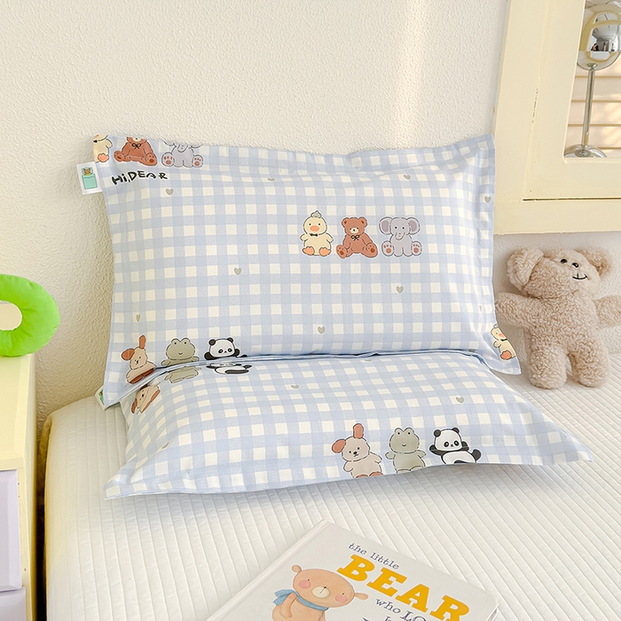 91家纺网 家纺一手货源 找家纺 良佐生活  2026年新款铂金全棉压线枕套 福宝