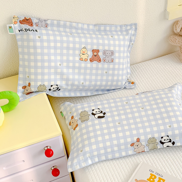 91家纺网 家纺一手货源 找家纺 良佐生活  2026年新款铂金全棉压线枕套 福宝