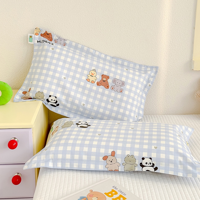 91家纺网 家纺一手货源 找家纺 良佐生活  2026年新款铂金全棉压线枕套 福宝