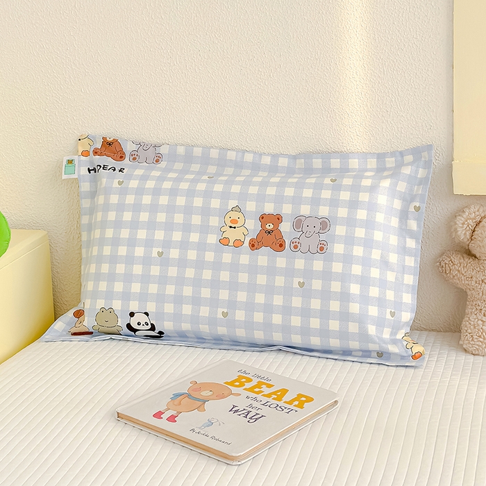 91家纺网 家纺一手货源 找家纺 良佐生活  2026年新款铂金全棉压线枕套 福宝