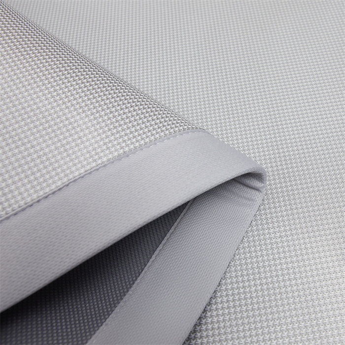 91家纺网 家纺一手货源 找家纺 雯豆家纺 2026春夏新款碳光冰丝席子三件套加厚三明治冰丝软席平铺席凉席席子 千鸟格-绑带款-银帆灰