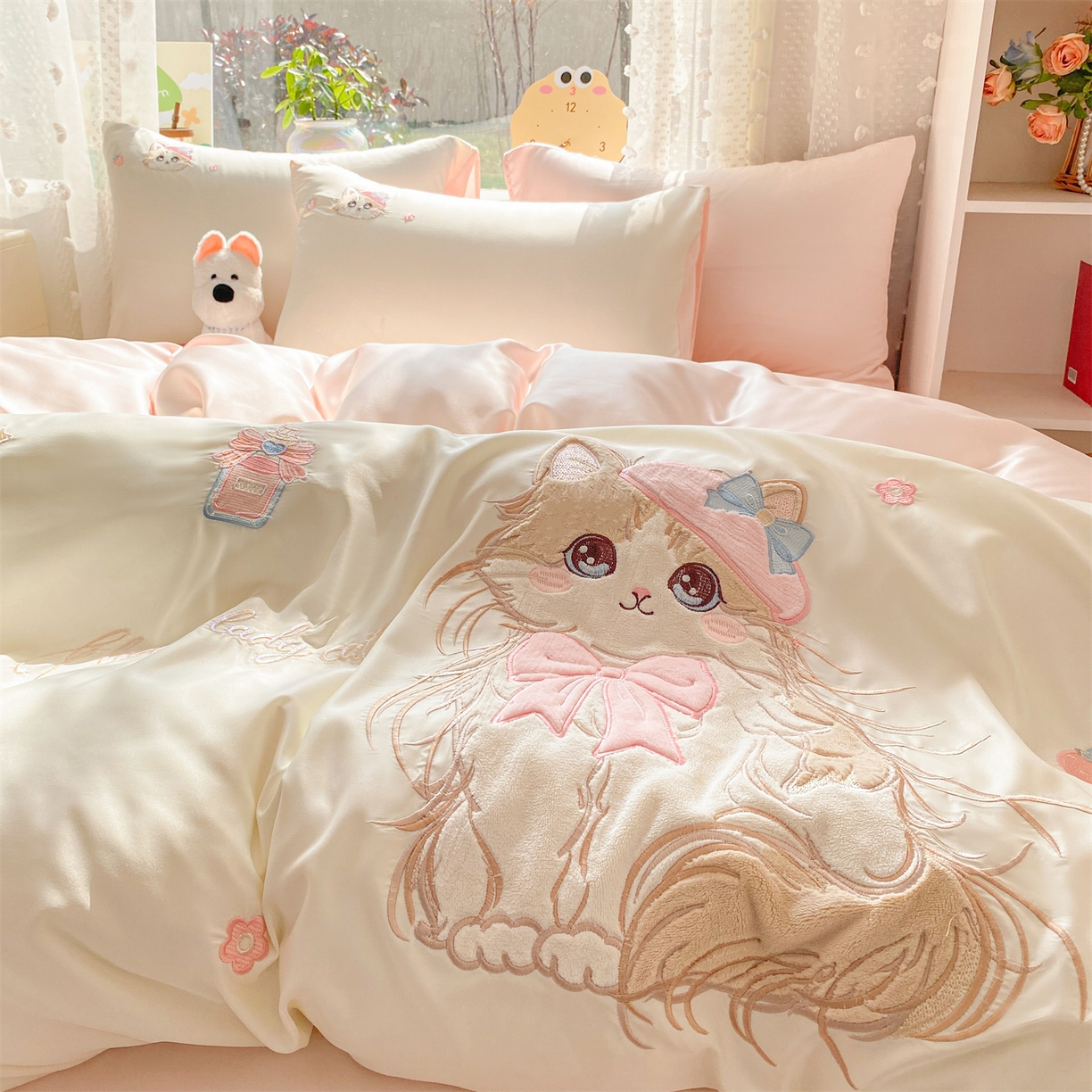 91家纺网 家纺一手货源 找家纺 （总）绒棉世家 2026新款100%莱赛尔纯色天丝面料夏被四件套终版