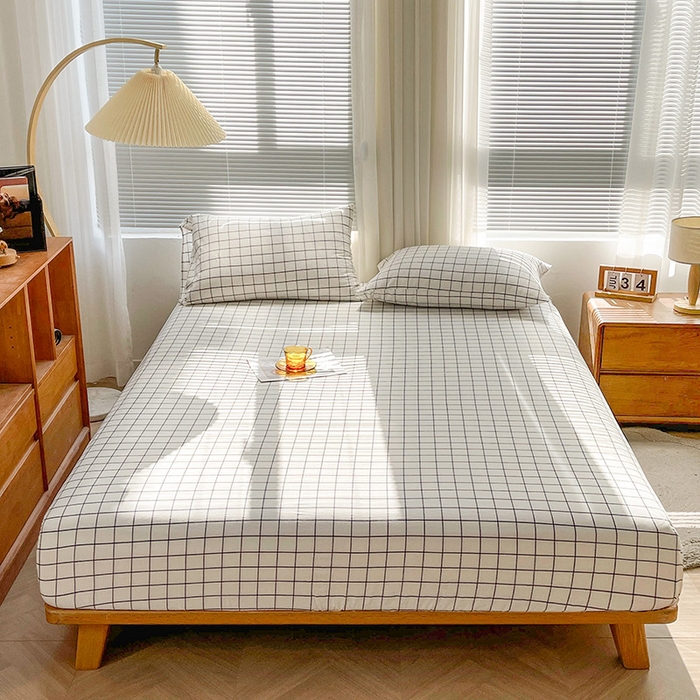 91家纺网 家纺一手货源 找家纺 （总）恋人优选 2026新款全棉纯棉水洗棉单床笠床笠单件