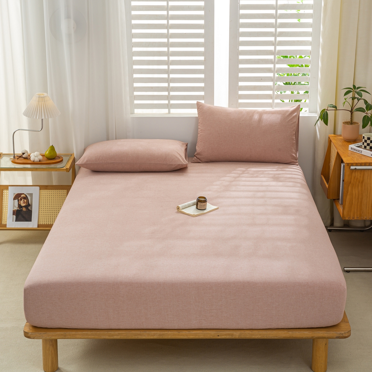 91家纺网 家纺一手货源 找家纺 （总）恋人优选 2026新款全棉纯棉水洗棉单床笠床笠单件