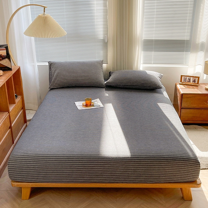 91家纺网 家纺一手货源 找家纺 （总）恋人优选 2026新款全棉纯棉水洗棉单床笠床笠单件