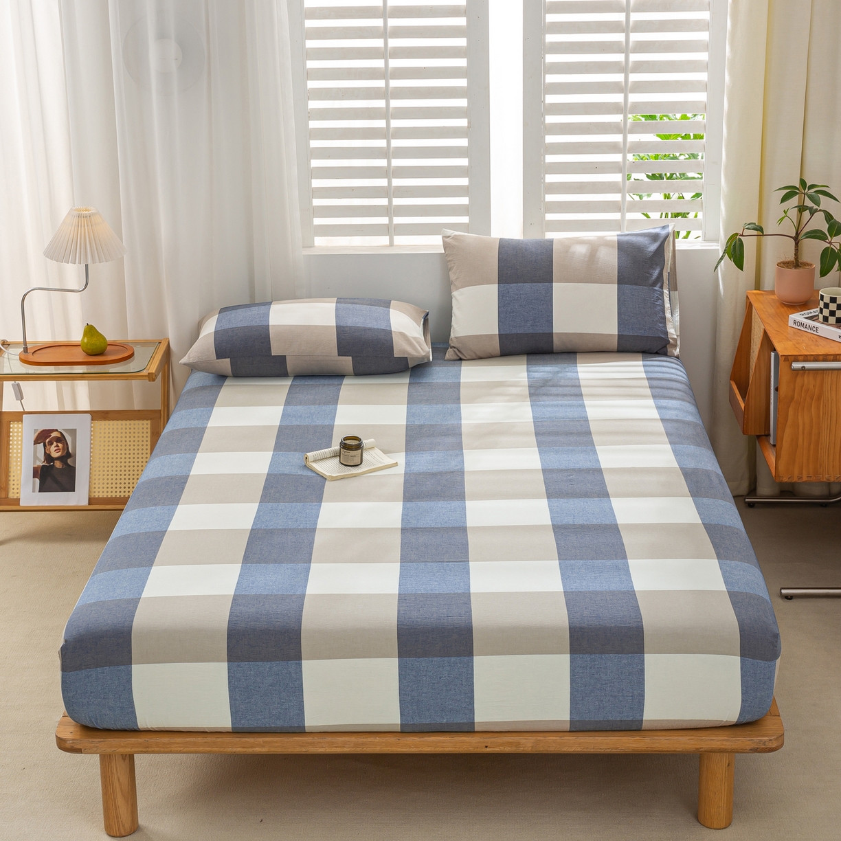 91家纺网 家纺一手货源 找家纺 （总）恋人优选 2026新款全棉纯棉水洗棉单床笠床笠单件