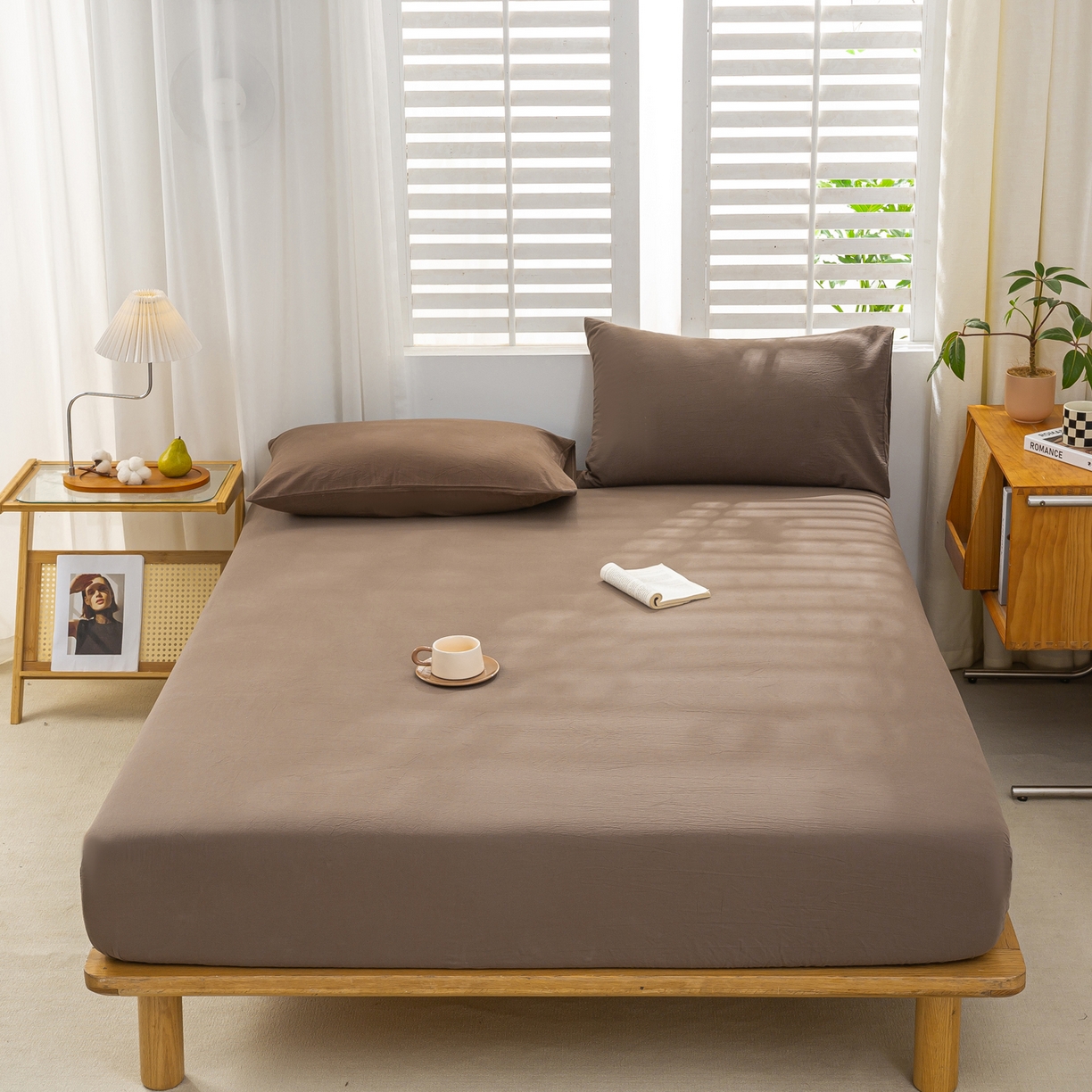 91家纺网 家纺一手货源 找家纺 （总）恋人优选 2026新款全棉纯棉水洗棉单床笠床笠单件