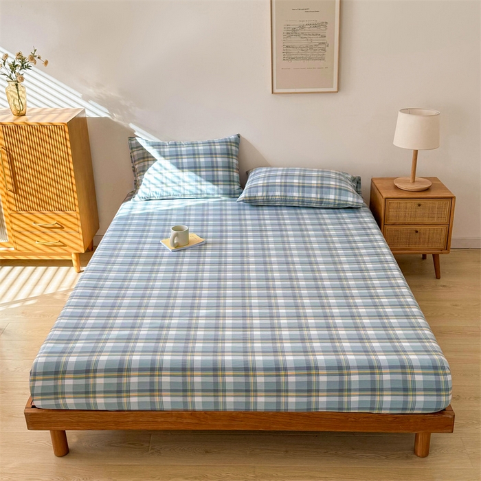 91家纺网 家纺一手货源 找家纺 （总）恋人优选 2026新款全棉纯棉水洗棉单床笠床笠单件