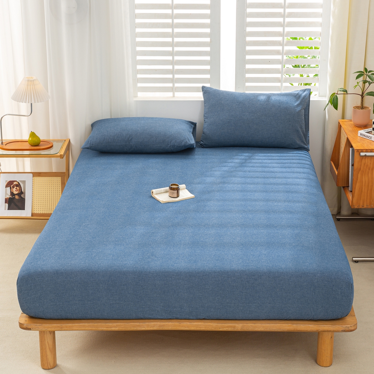 91家纺网 家纺一手货源 找家纺 （总）恋人优选 2026新款全棉纯棉水洗棉单床笠床笠单件