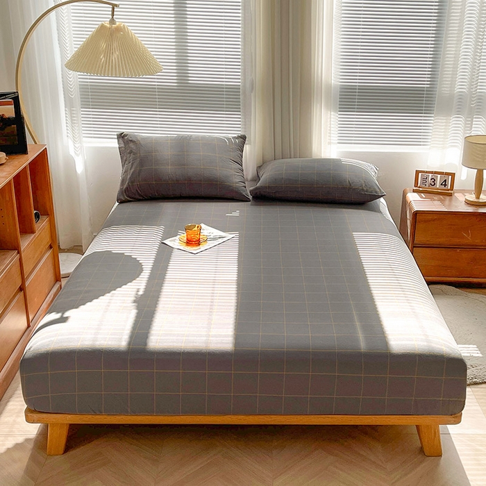 91家纺网 家纺一手货源 找家纺 （总）恋人优选 2026新款全棉纯棉水洗棉单床笠床笠单件