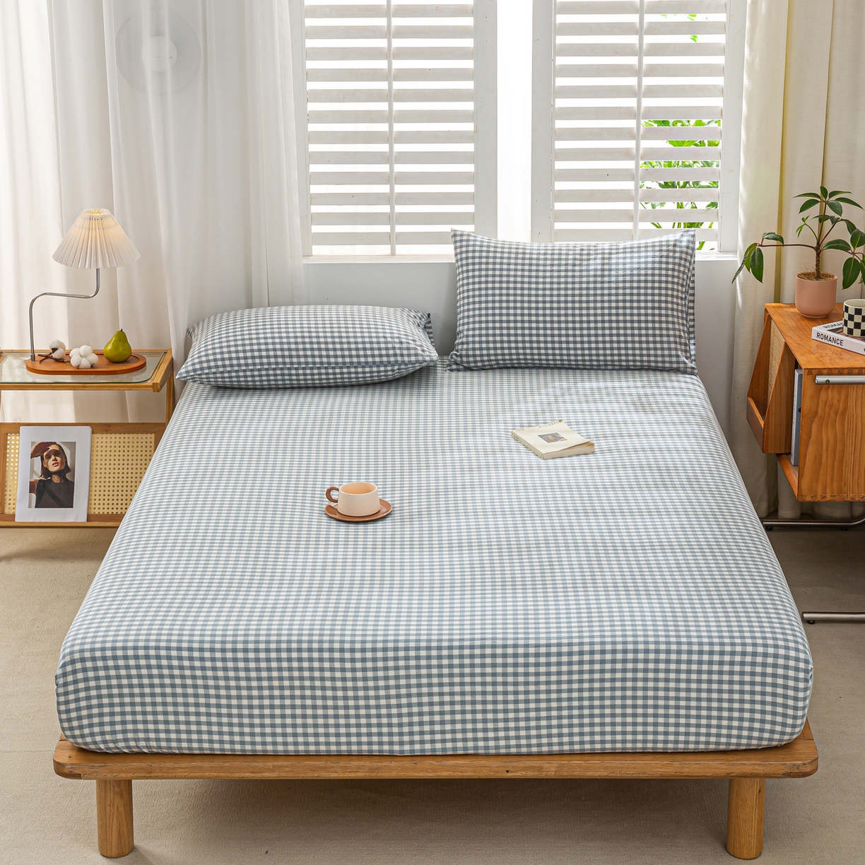 91家纺网 家纺一手货源 找家纺 （总）恋人优选 2026新款全棉纯棉水洗棉单床笠床笠单件