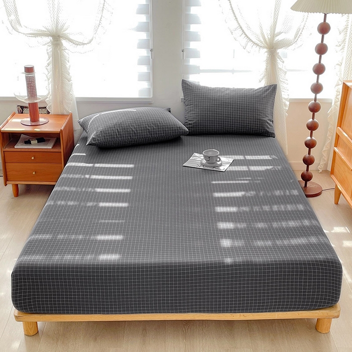 91家纺网 家纺一手货源 找家纺 （总）恋人优选 2026新款全棉纯棉水洗棉单床笠床笠单件