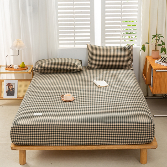 91家纺网 家纺一手货源 找家纺 （总）恋人优选 2026新款全棉纯棉水洗棉单床笠床笠单件