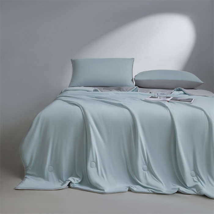 91家纺网 家纺一手货源 找家纺 （总）雯豆家纺 2026春夏新款锦氨夏被空调被子被芯夏季凉感被小冰皮薄被子夏被夏凉被空调被